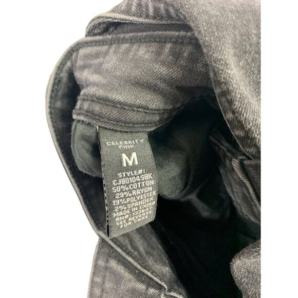 Celebrity Pink Women's Black Distressed Jumper - Picture 6 of 6